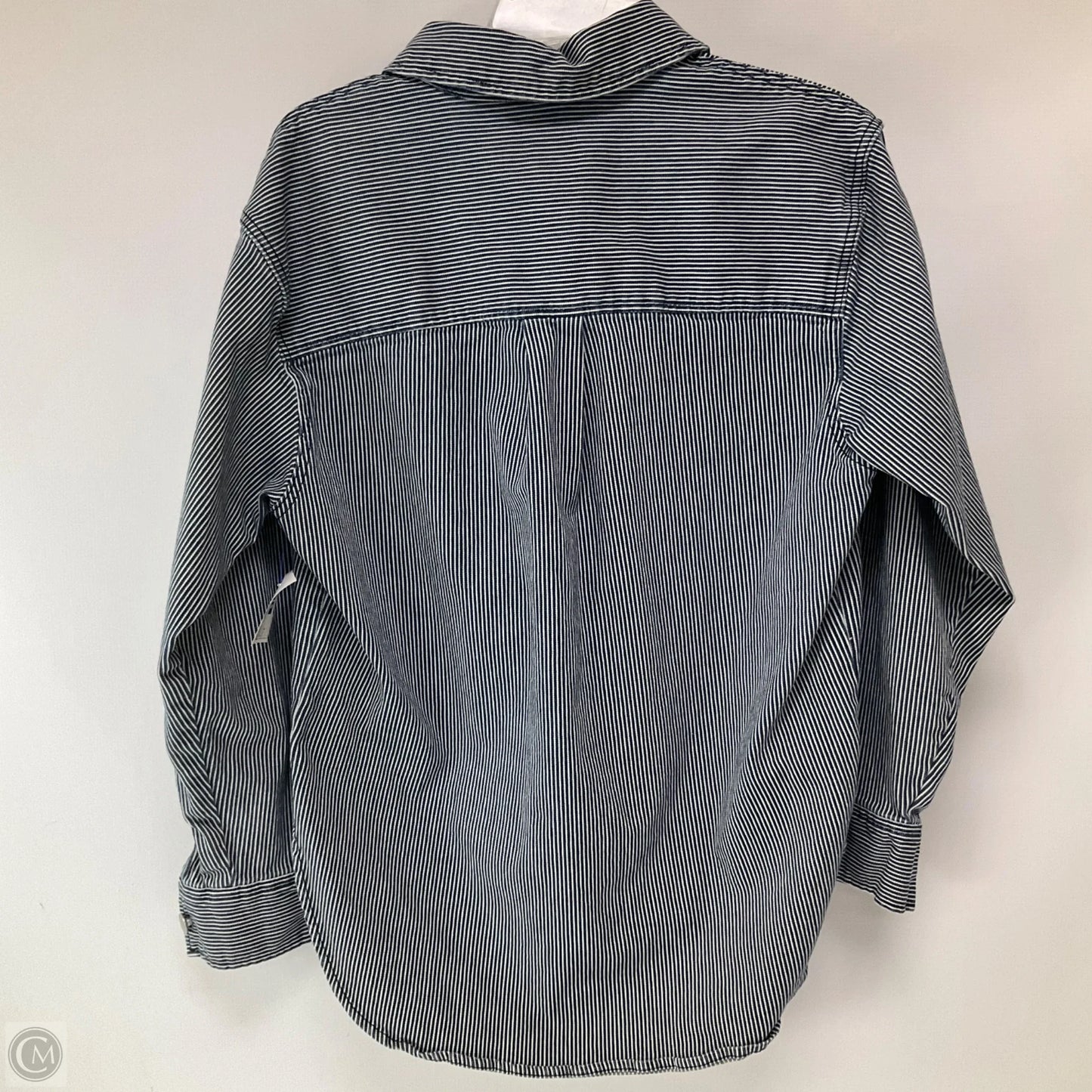 Jacket Shirt By Universal Thread In Striped Pattern, Size: S