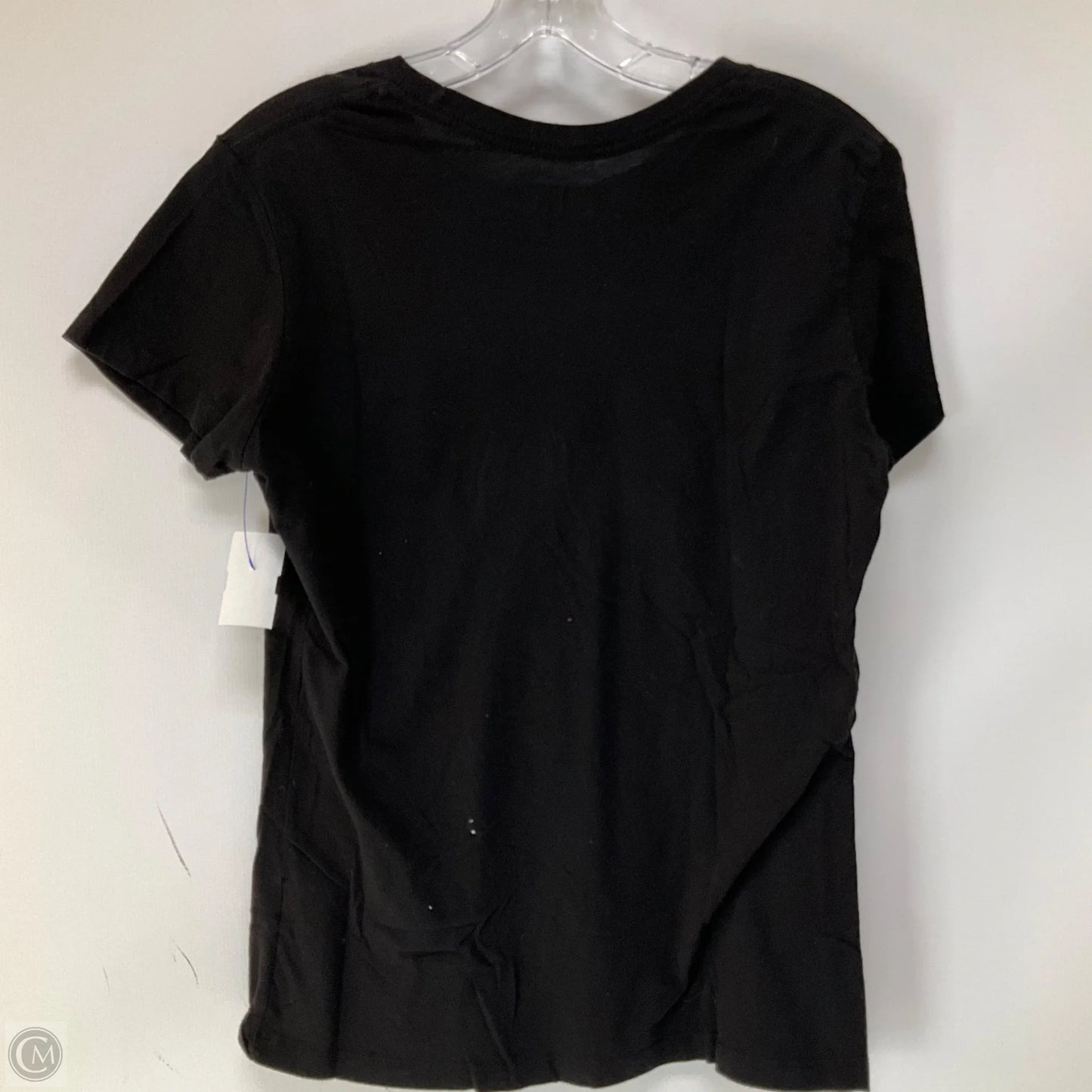 Top Short Sleeve By Nfl In Black & Orange, Size: L