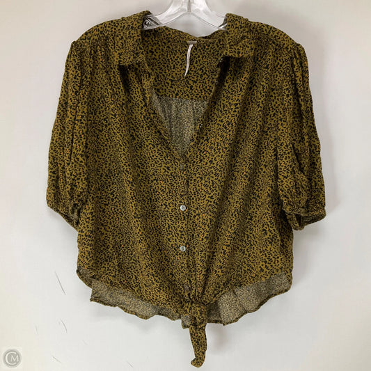 Top Short Sleeve By Free People In Multi-colored, Size: L