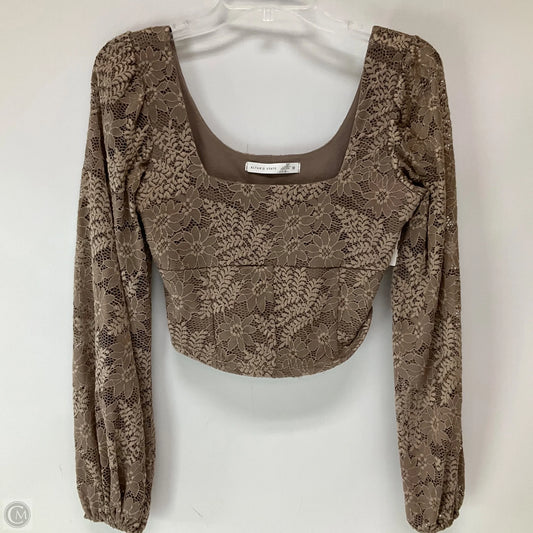 Top Long Sleeve By Altard State In Mauve, Size: M