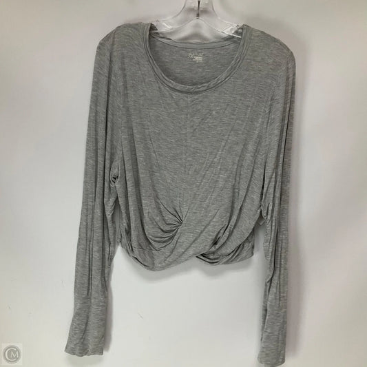 Top Long Sleeve Basic By Offline By Aerie In Grey, Size: Xxl