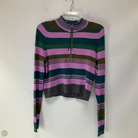 Sweater By Free People In Striped Pattern, Size: M