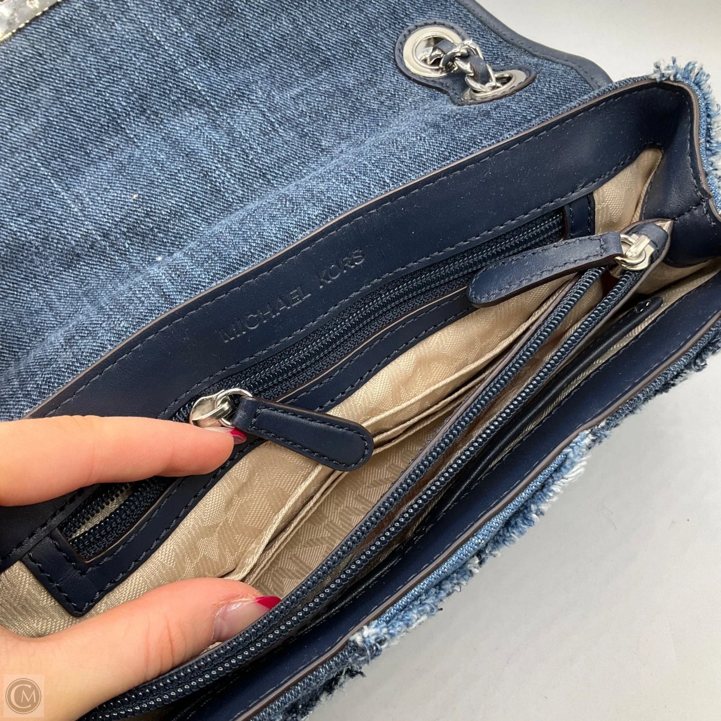 Handbag Designer By Michael Kors, Size: Medium