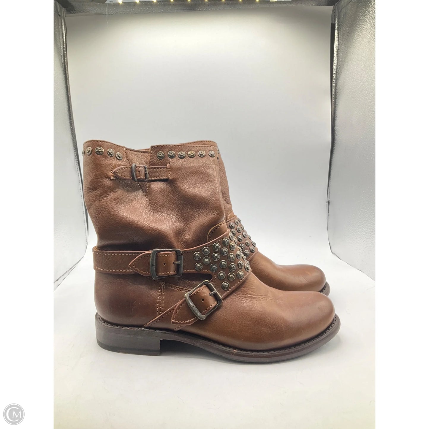 Boots Designer By Frye In Brown, Size: 9