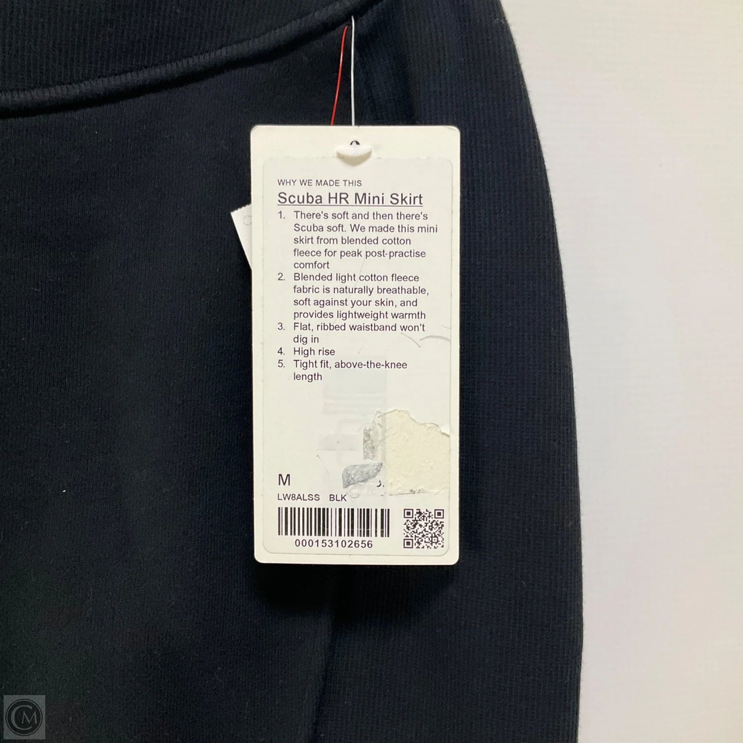 Athletic Skirt By Lululemon In Black, Size: M