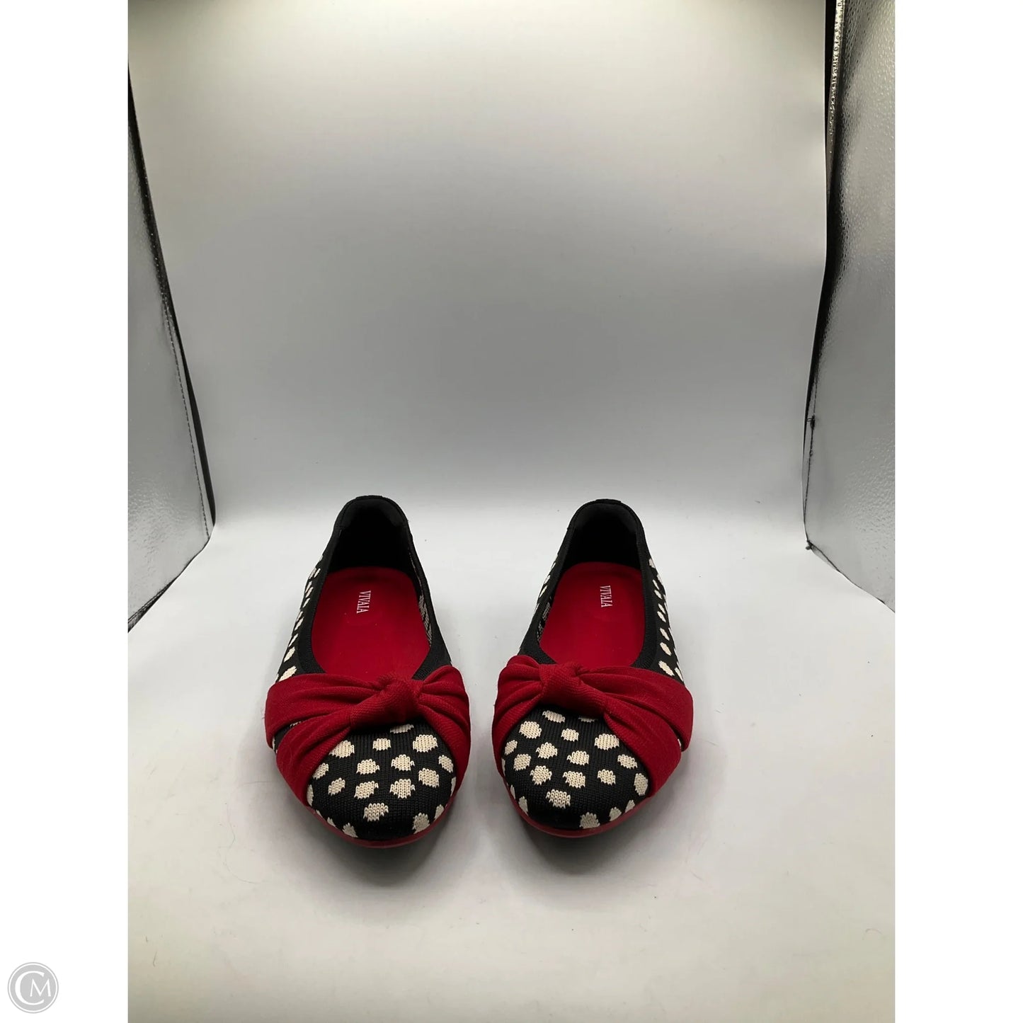 Shoes Flats By Vivaia In Polkadot Pattern, Size: 8