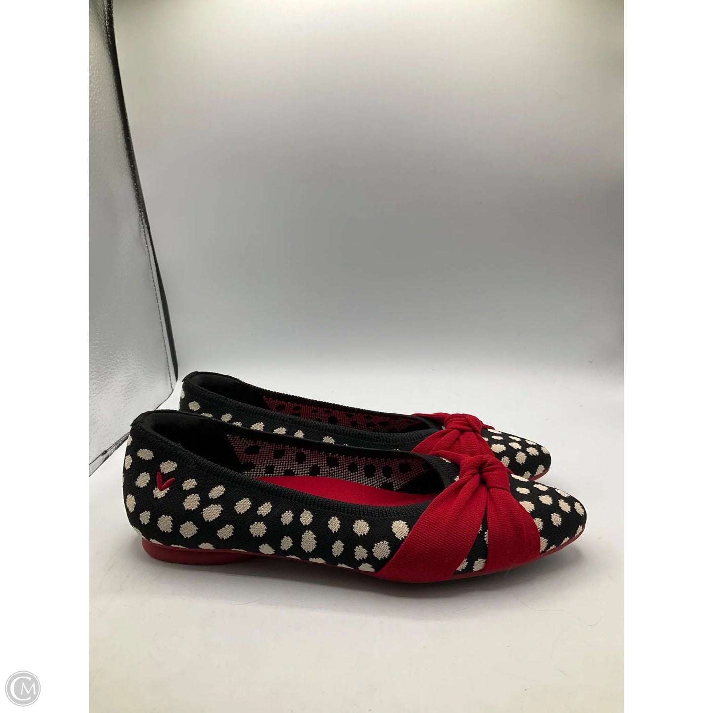Shoes Flats By Vivaia In Polkadot Pattern, Size: 8