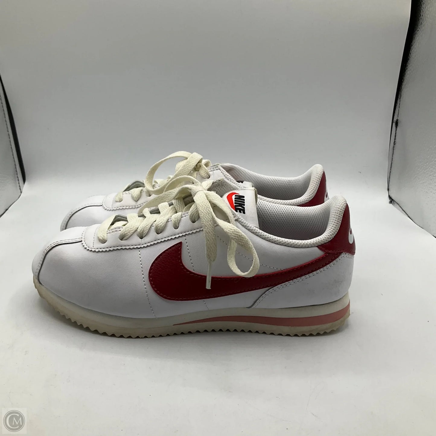 Shoes Sneakers By Nike In Red & White, Size: 7.5
