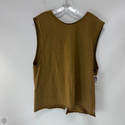 Top Sleeveless By Free People In Brown, Size: M