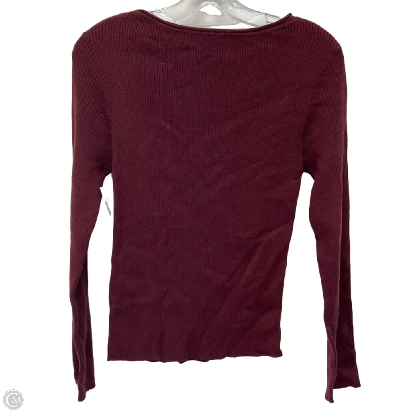 Sweater By Evereve In Maroon, Size: L
