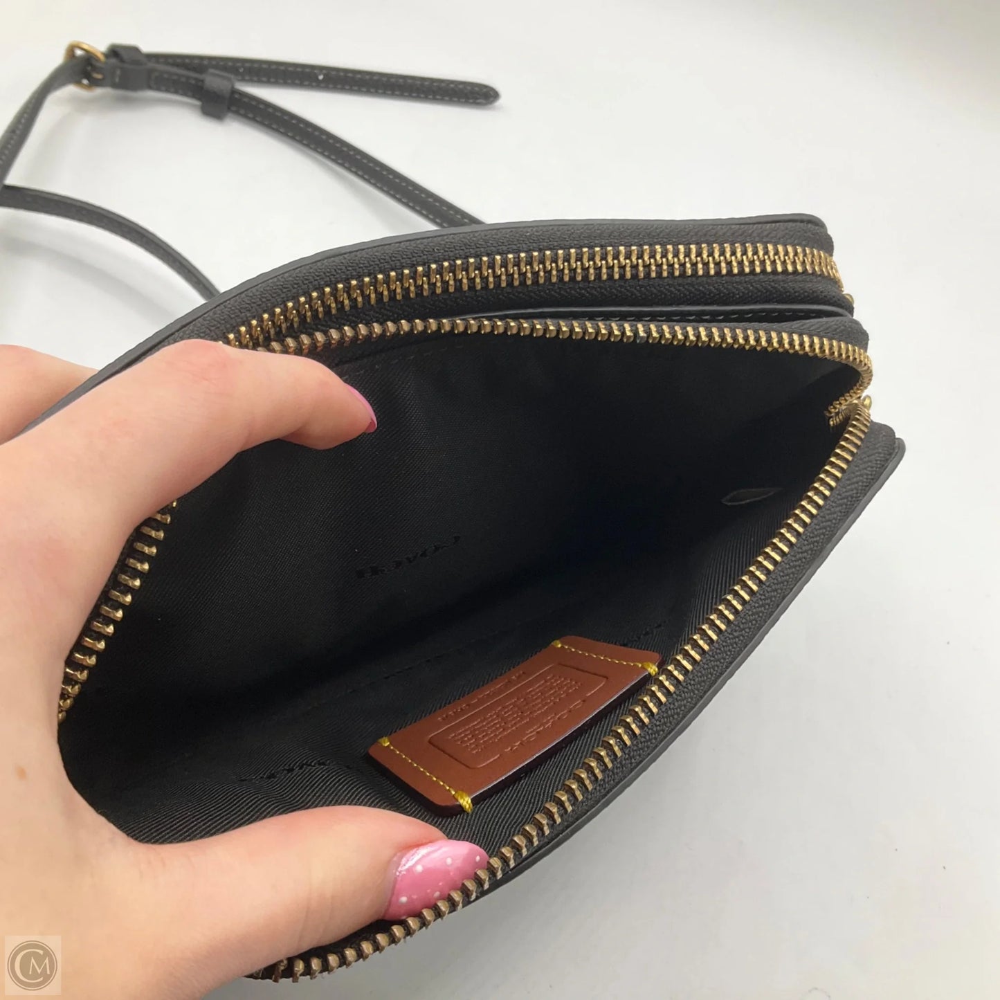 Crossbody Designer By Coach, Size: Small