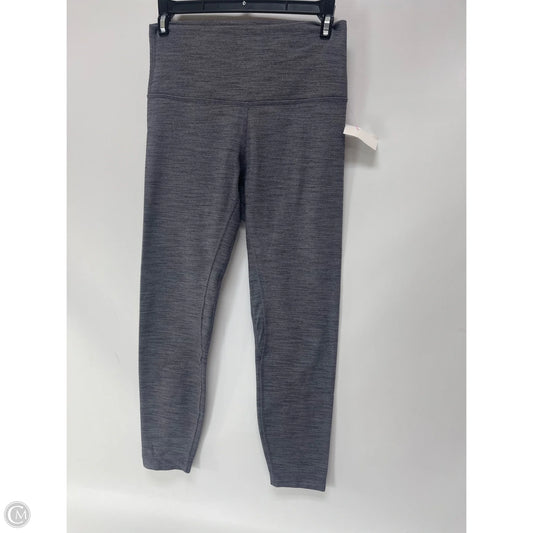 Athletic Leggings By Lululemon In Grey, Size: 8