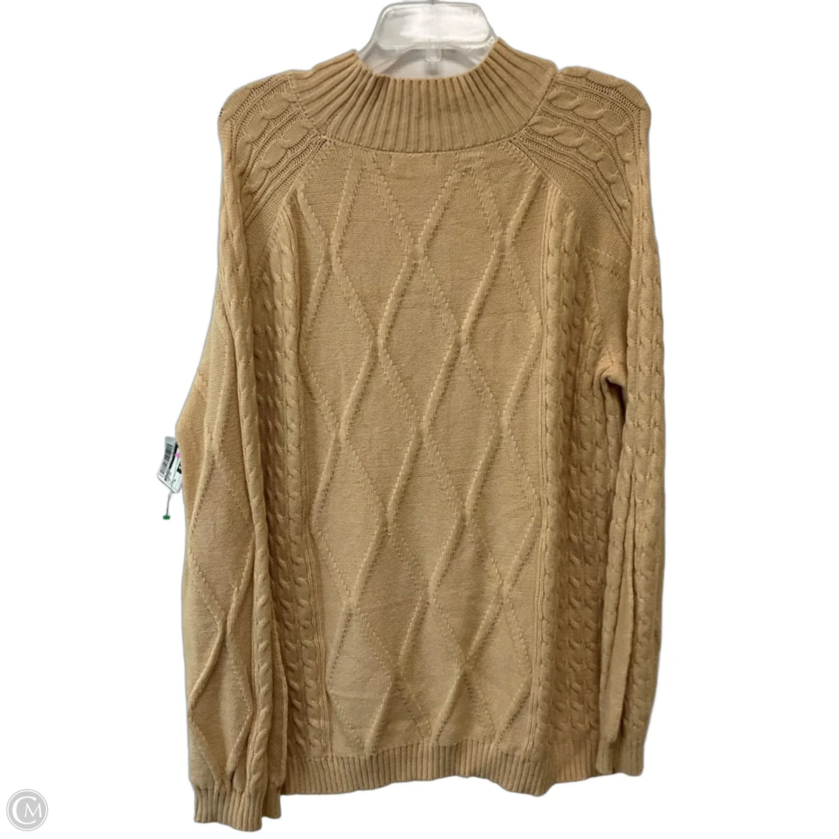 Sweater By Chicsoul In Tan, Size: Xl
