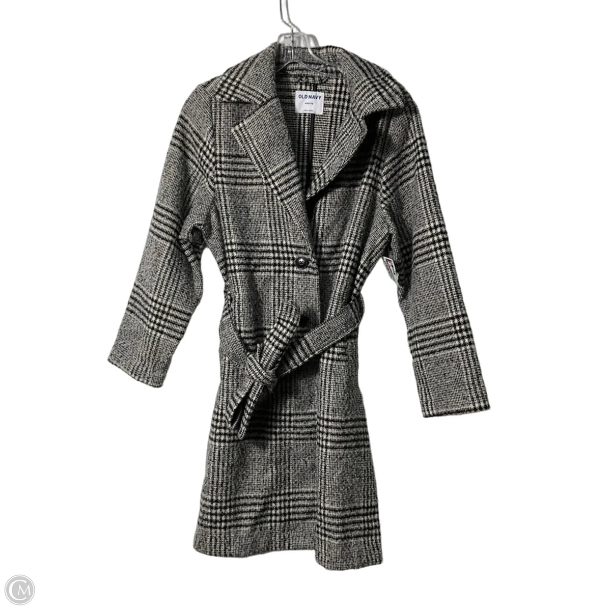 Coat Peacoat By Old Navy In Black & White, Size: M