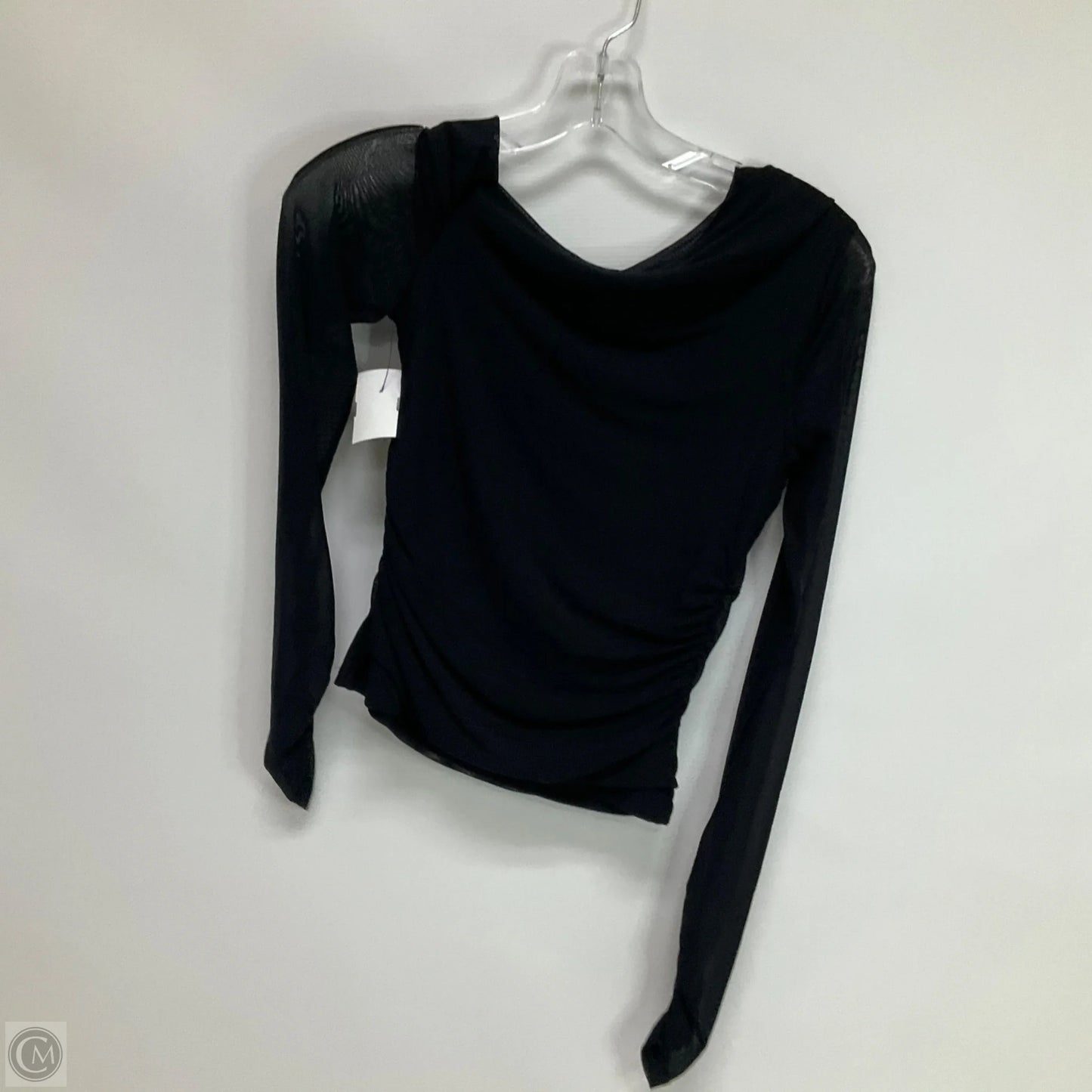 Top Long Sleeve By Anthropologie In Black, Size: Xxs