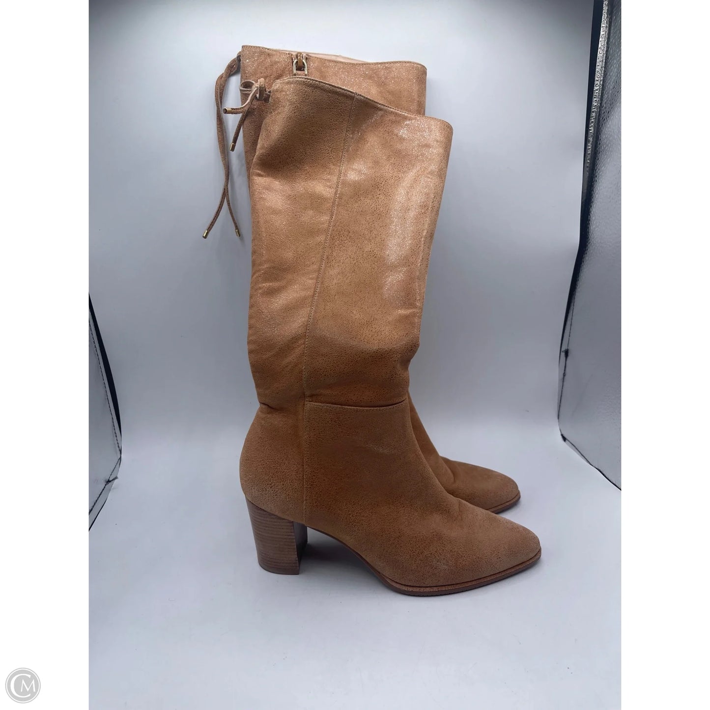 Boots Designer By Stuart Weitzman In Tan, Size: 6