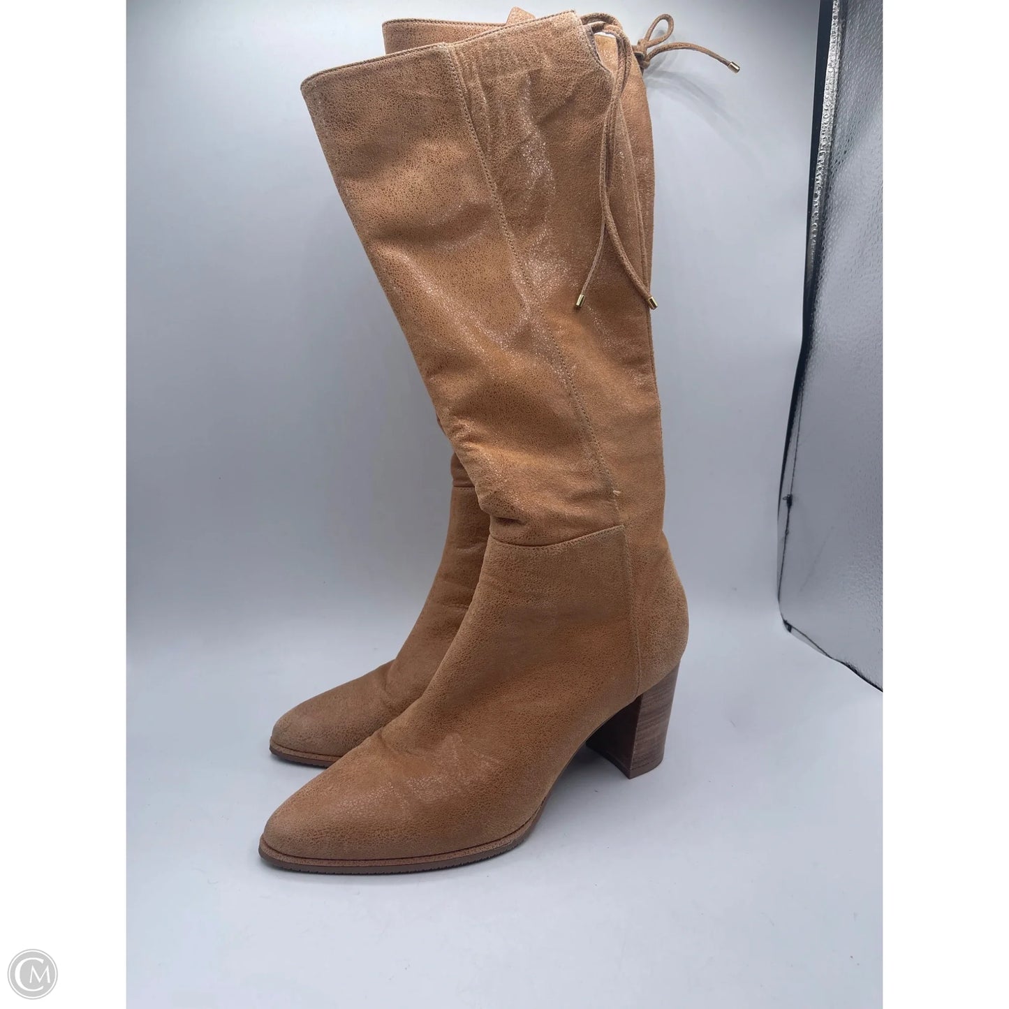 Boots Designer By Stuart Weitzman In Tan, Size: 6