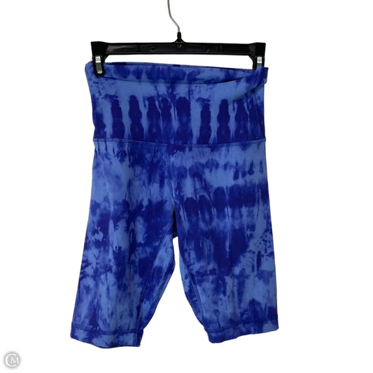 Athletic Shorts By Lululemon In Tie Dye Print, Size: 4