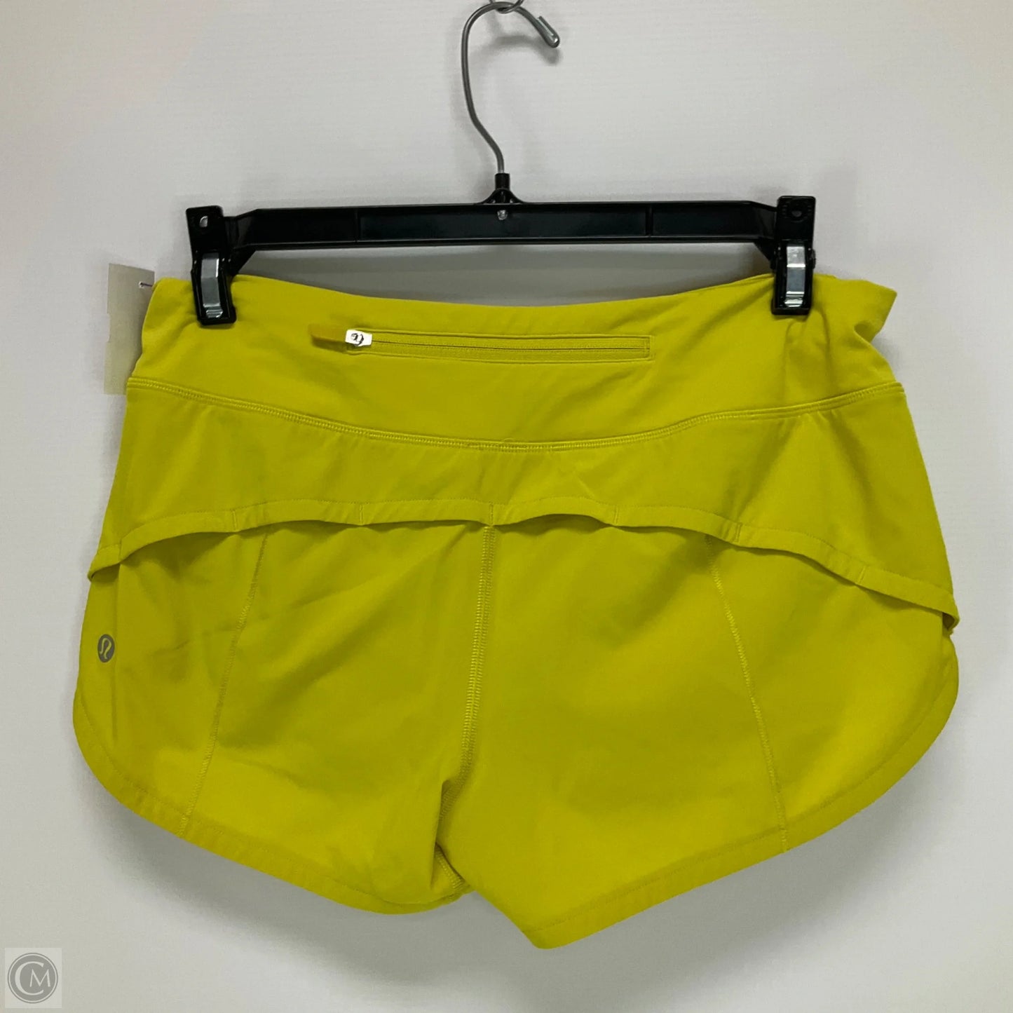 Athletic Shorts By Lululemon In Yellow, Size: 4