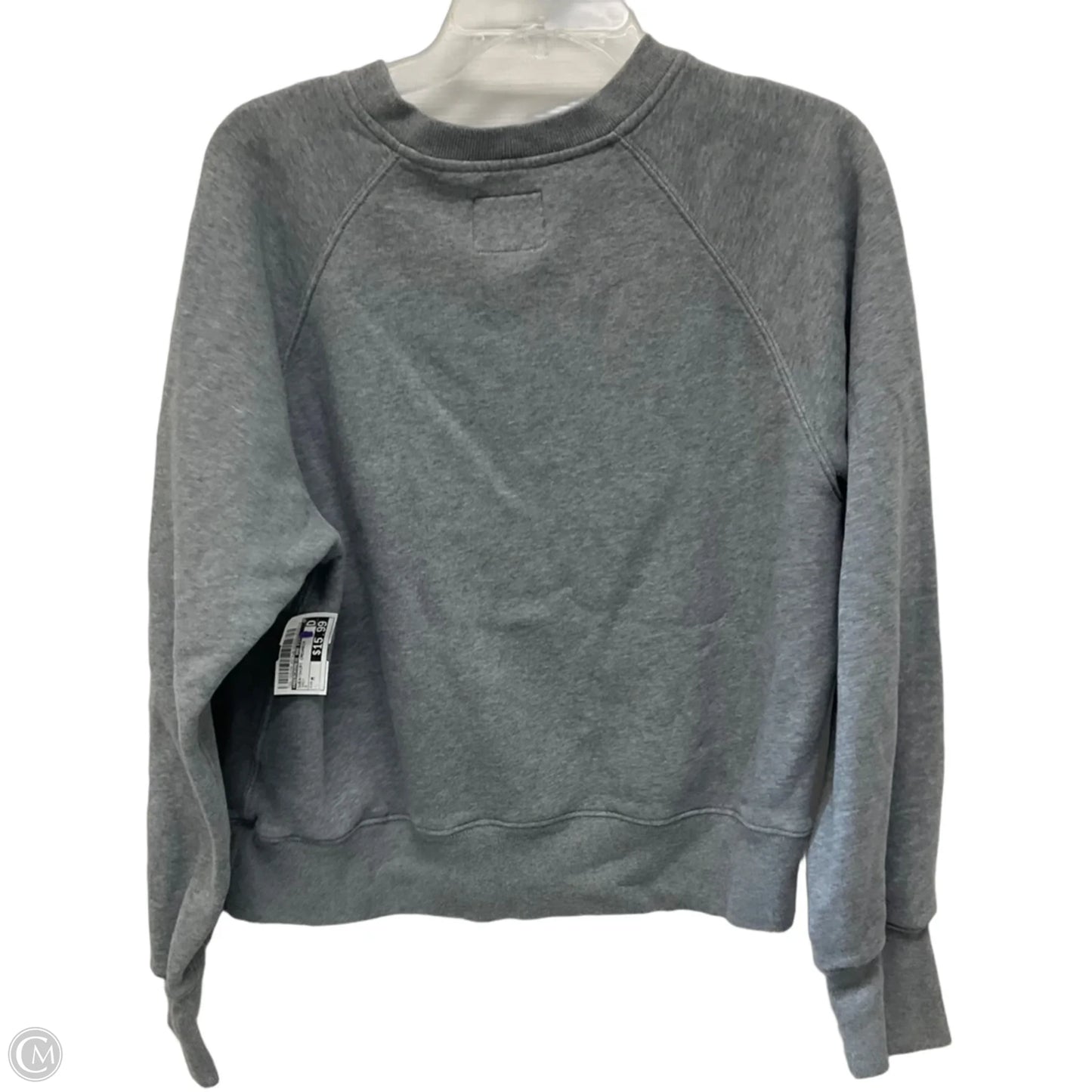 Sweatshirt Crewneck By Abercrombie And Fitch In Grey, Size: M