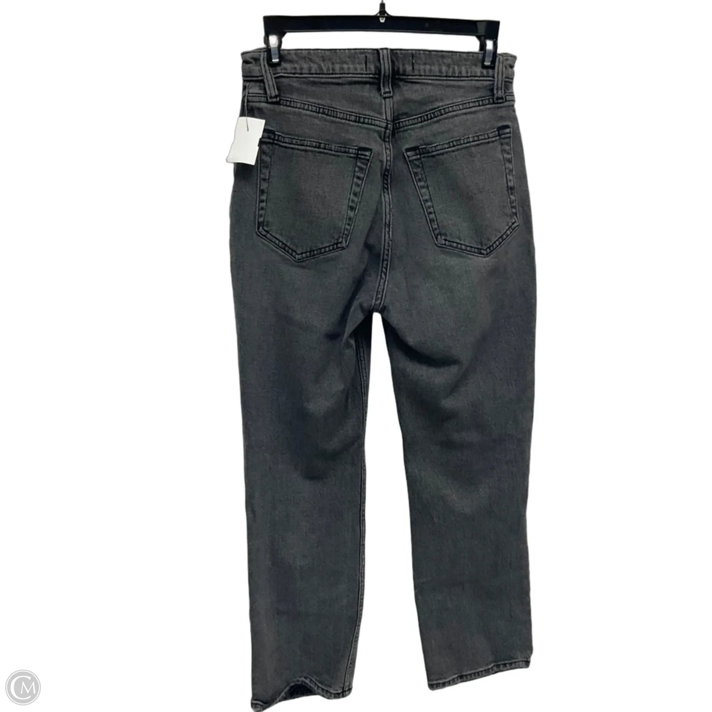 Jeans Straight By Abercrombie And Fitch In Grey Denim, Size: 2