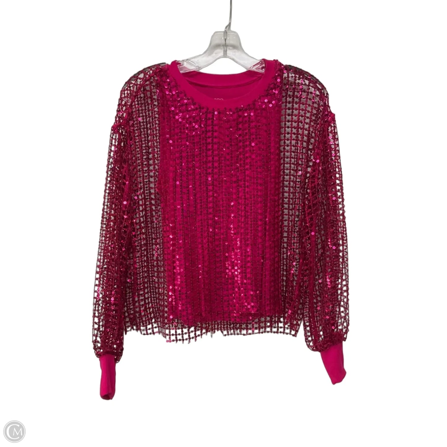 Top Long Sleeve By Pilcro In Pink, Size: Xs
