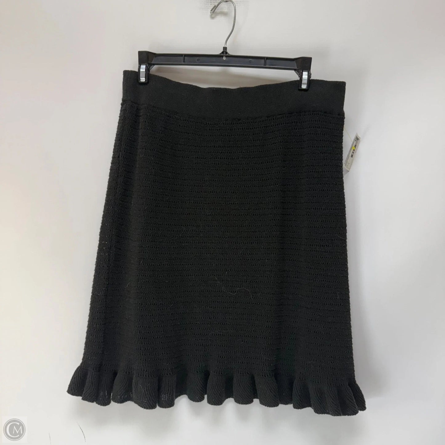 Skirt Midi By Anthropologie In Black, Size: M