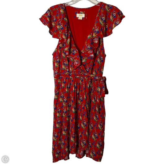 Dress Casual Midi By Maeve In Floral Print, Size: 14