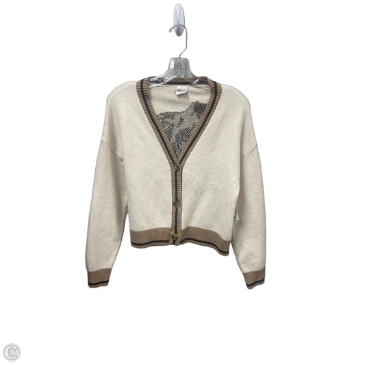 Cardigan By Clothes Mentor In Cream, Size: M