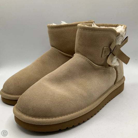 Boots Ankle Flats By Koolaburra By Ugg In Tan, Size: 7