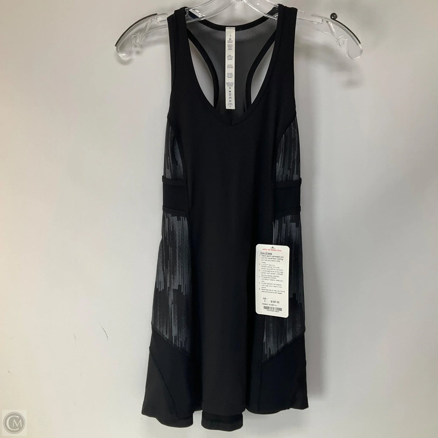 Athletic Dress By Lululemon In Black, Size: 2