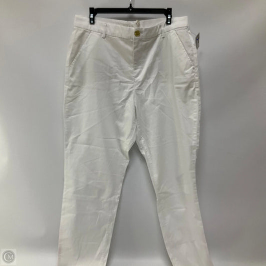 Pants Designer By Lilly Pulitzer In White, Size: 12
