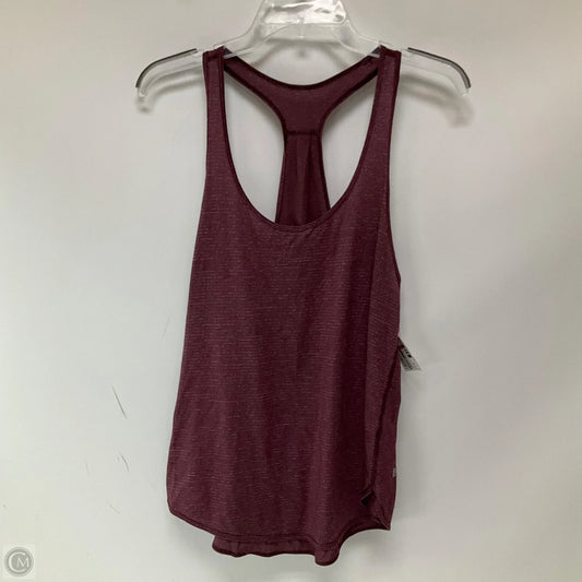 Athletic Tank Top By Lululemon In Purple, Size: 10