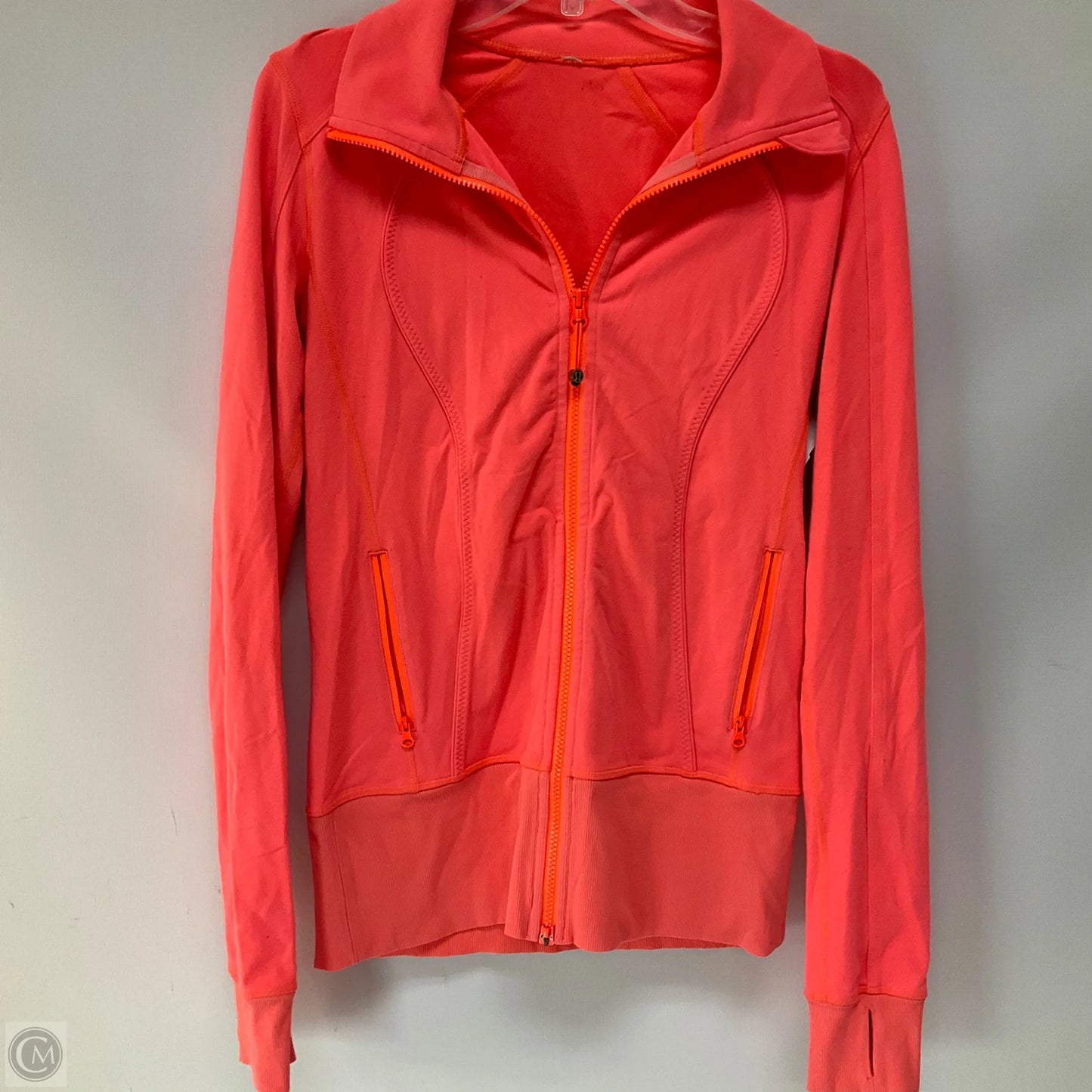 Athletic Jacket By Lululemon In Pink, Size: 8