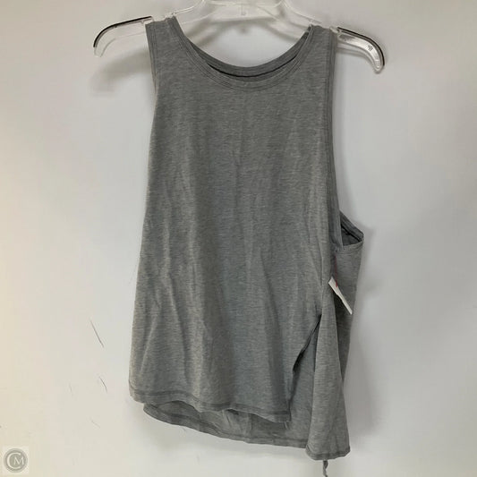 Athletic Tank Top By Lululemon In Grey, Size: 8