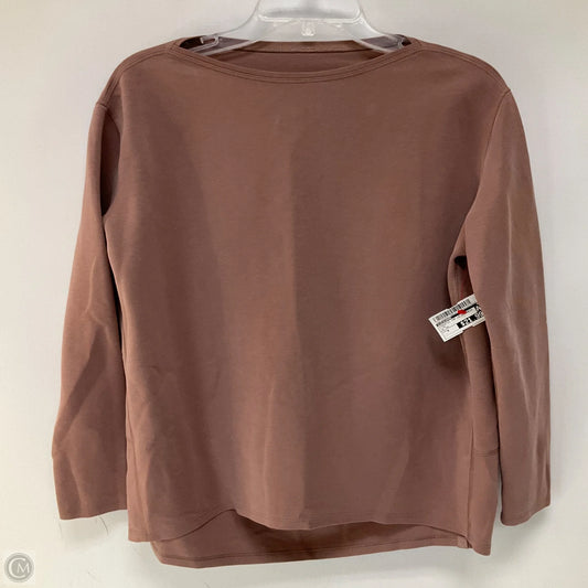 Athletic Top Long Sleeve Crewneck By Lululemon In Pink, Size: 6