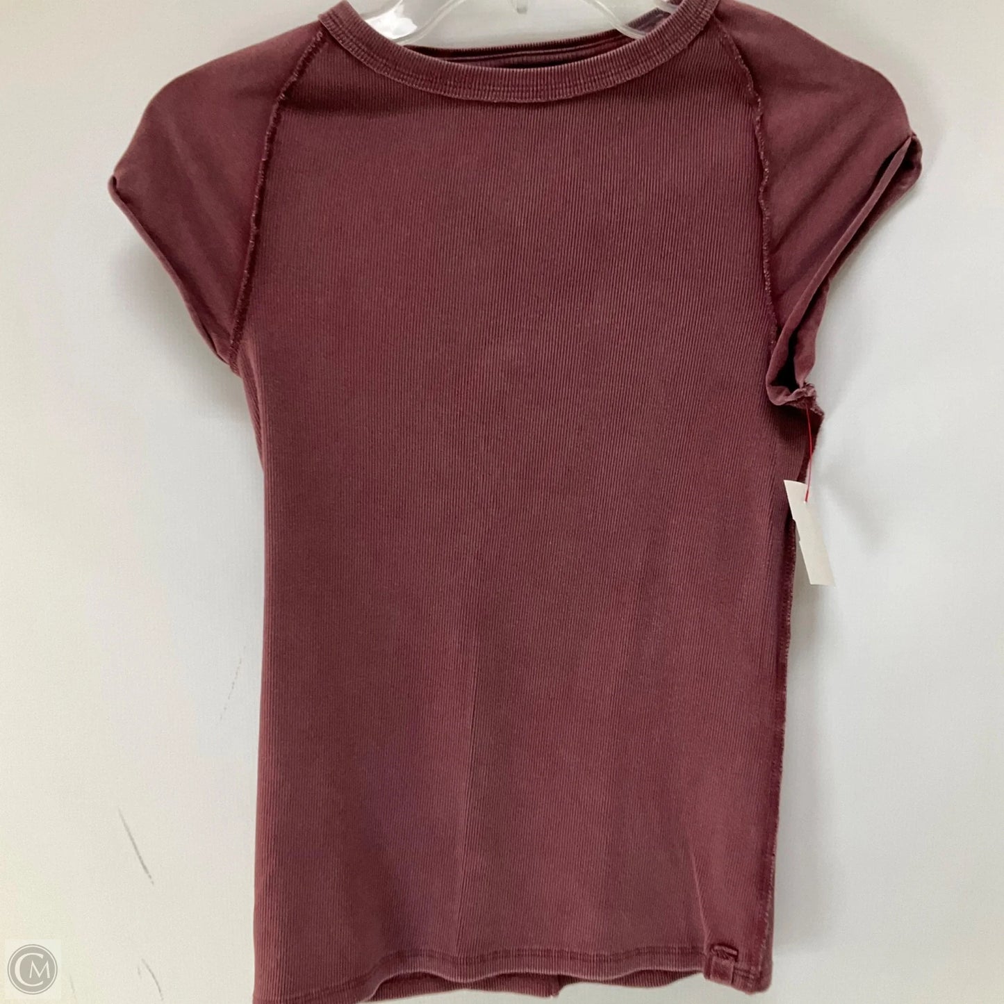 Top Short Sleeve By We The Free In Maroon, Size: M