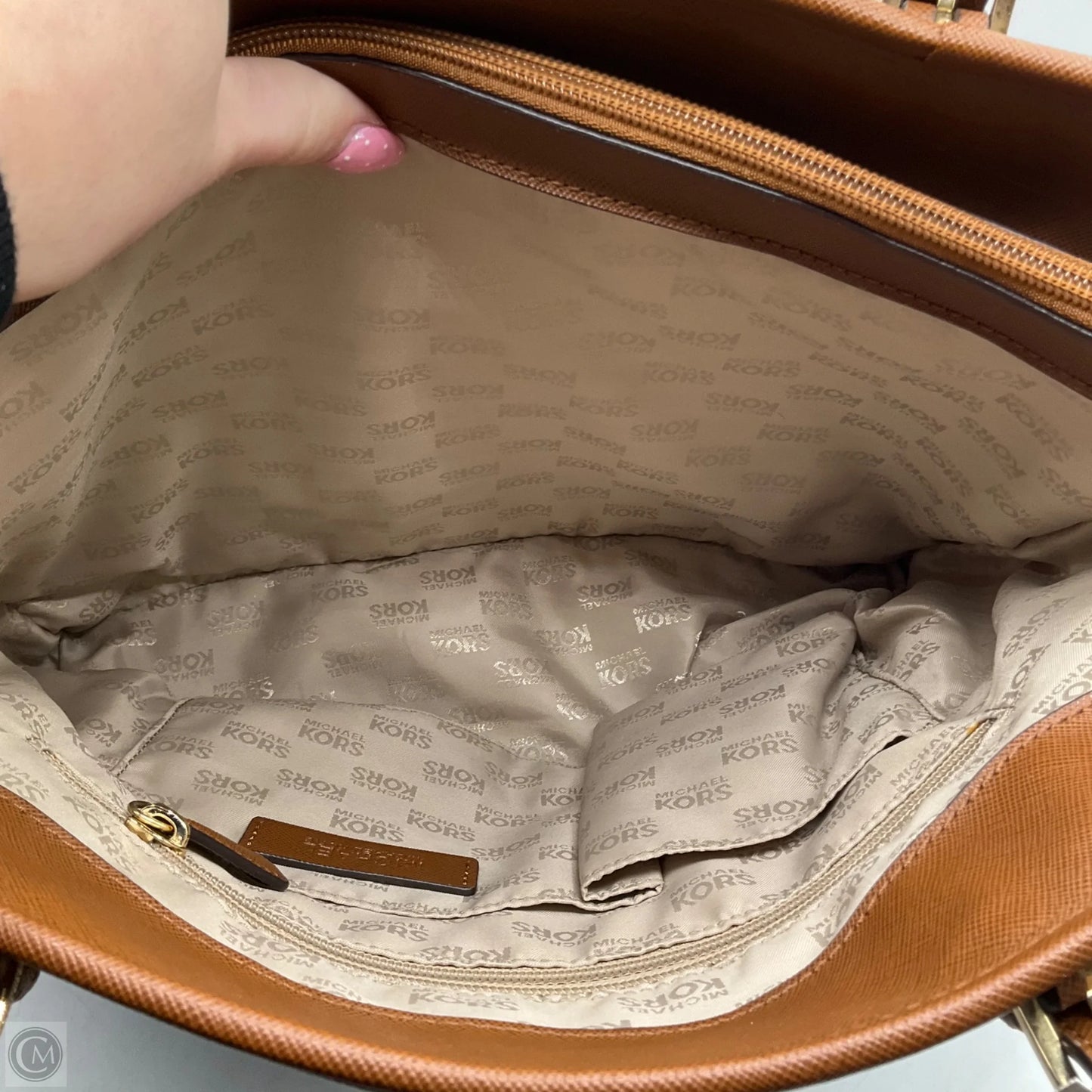 Handbag Designer By Michael Kors, Size: Large