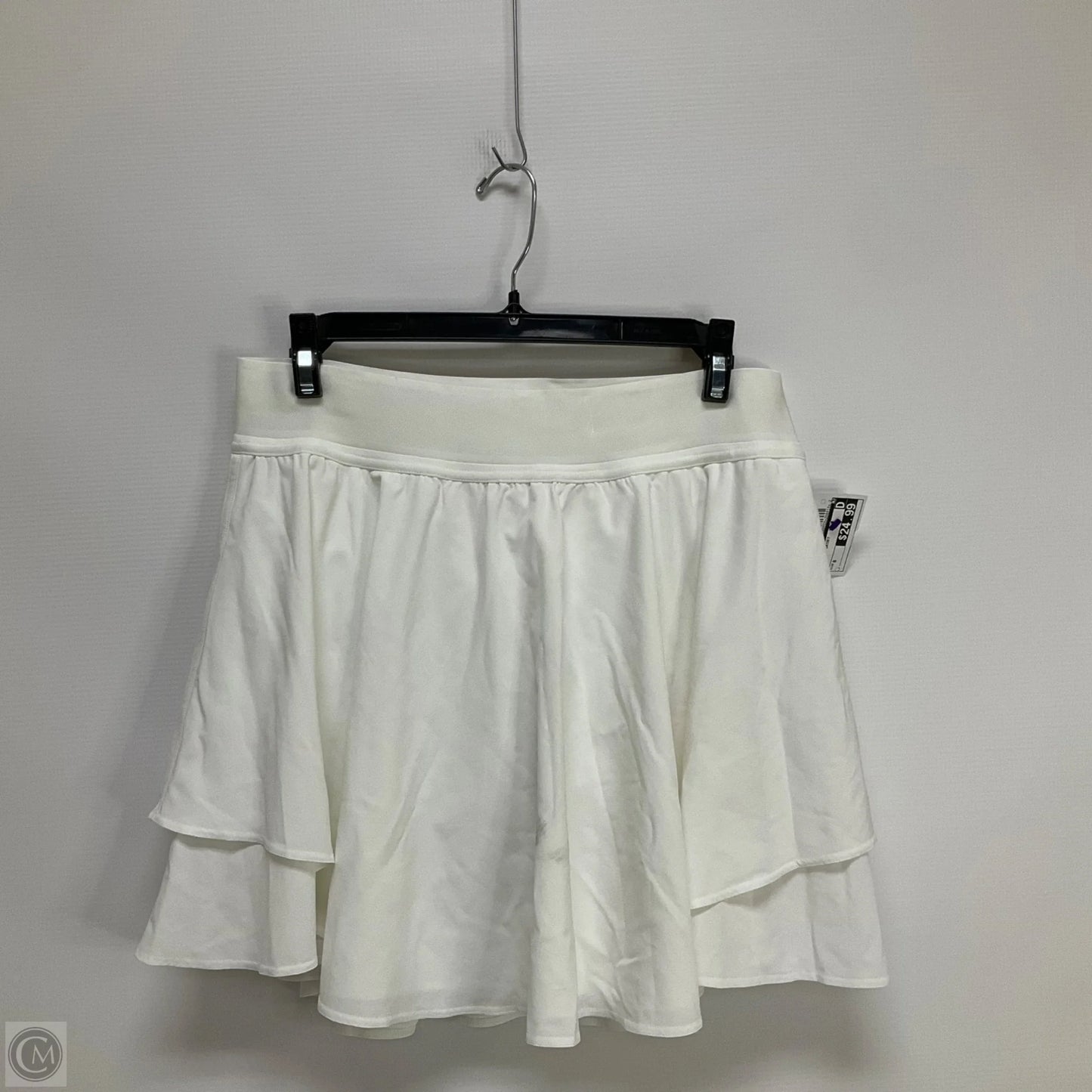 Athletic Skort By Lululemon In White, Size: 8