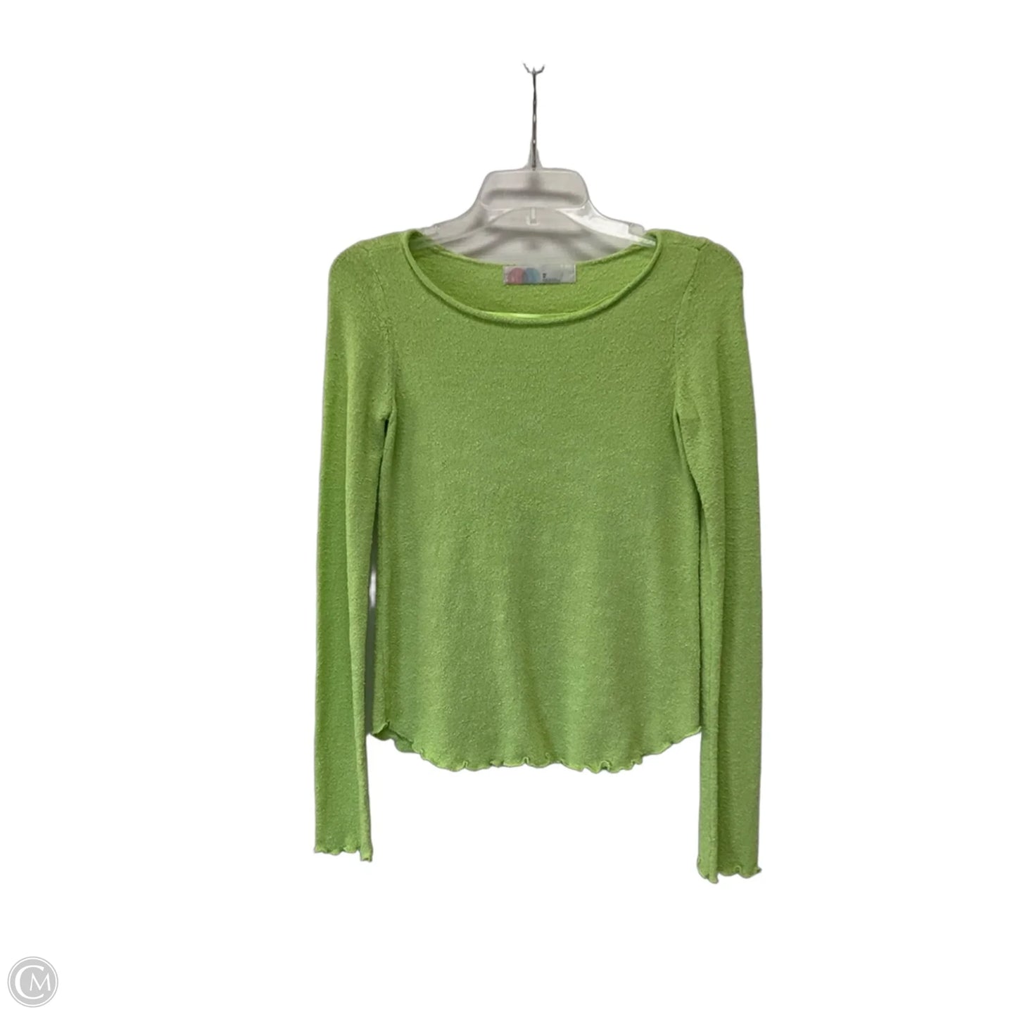 Top Long Sleeve By Free People In Green, Size: Xs