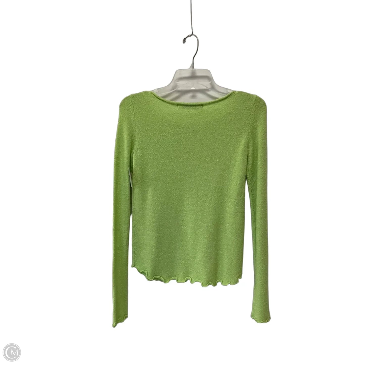 Top Long Sleeve By Free People In Green, Size: Xs