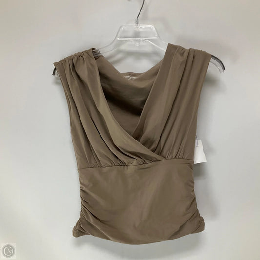 Top Sleeveless By Abercrombie And Fitch In Brown, Size: Xs