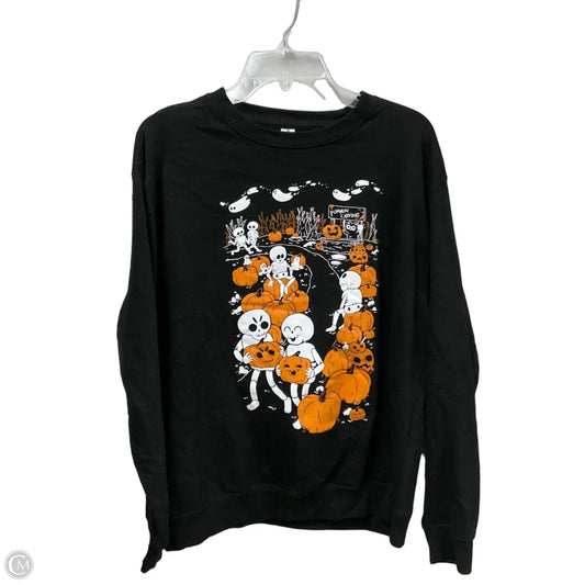 Sweatshirt Crewneck By Cmf In Black, Size: L