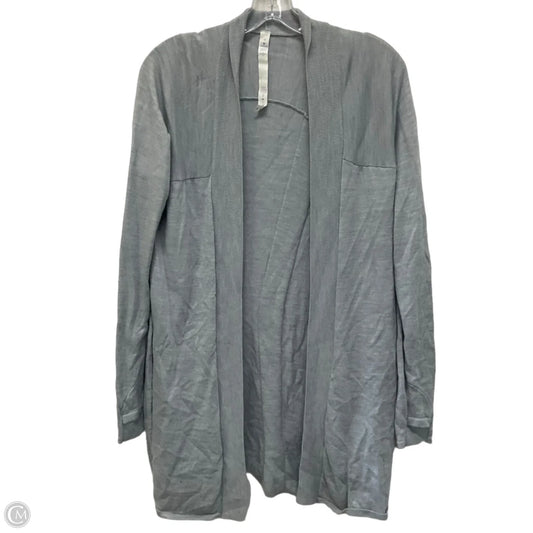Sweater Cardigan By Lululemon In Blue, Size: M