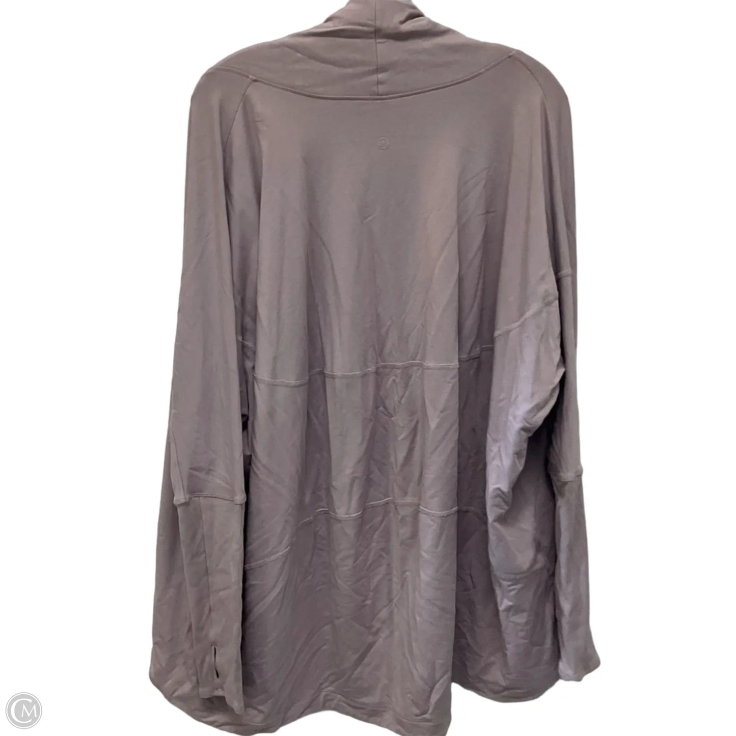 Sweater Cardigan By Lululemon In Purple, Size: 10