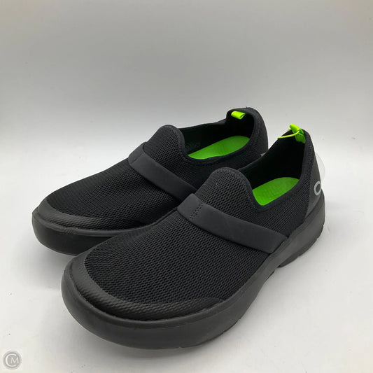 Shoes Athletic By Oofos In Black, Size: 8