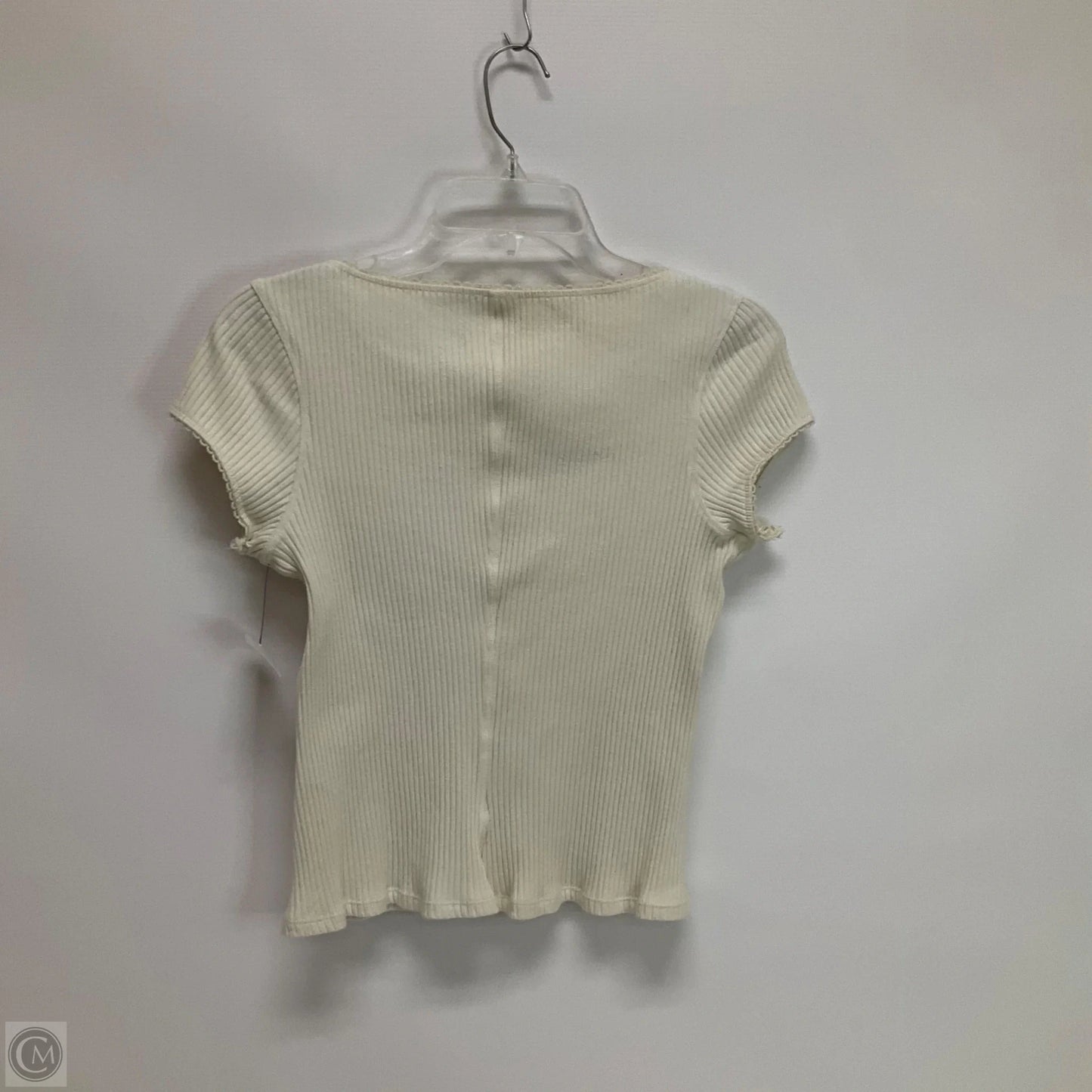 Top Short Sleeve By Free People In Tan, Size: S