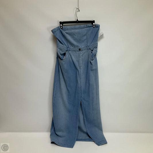 Jumpsuit By Free People In Blue Denim, Size: 8