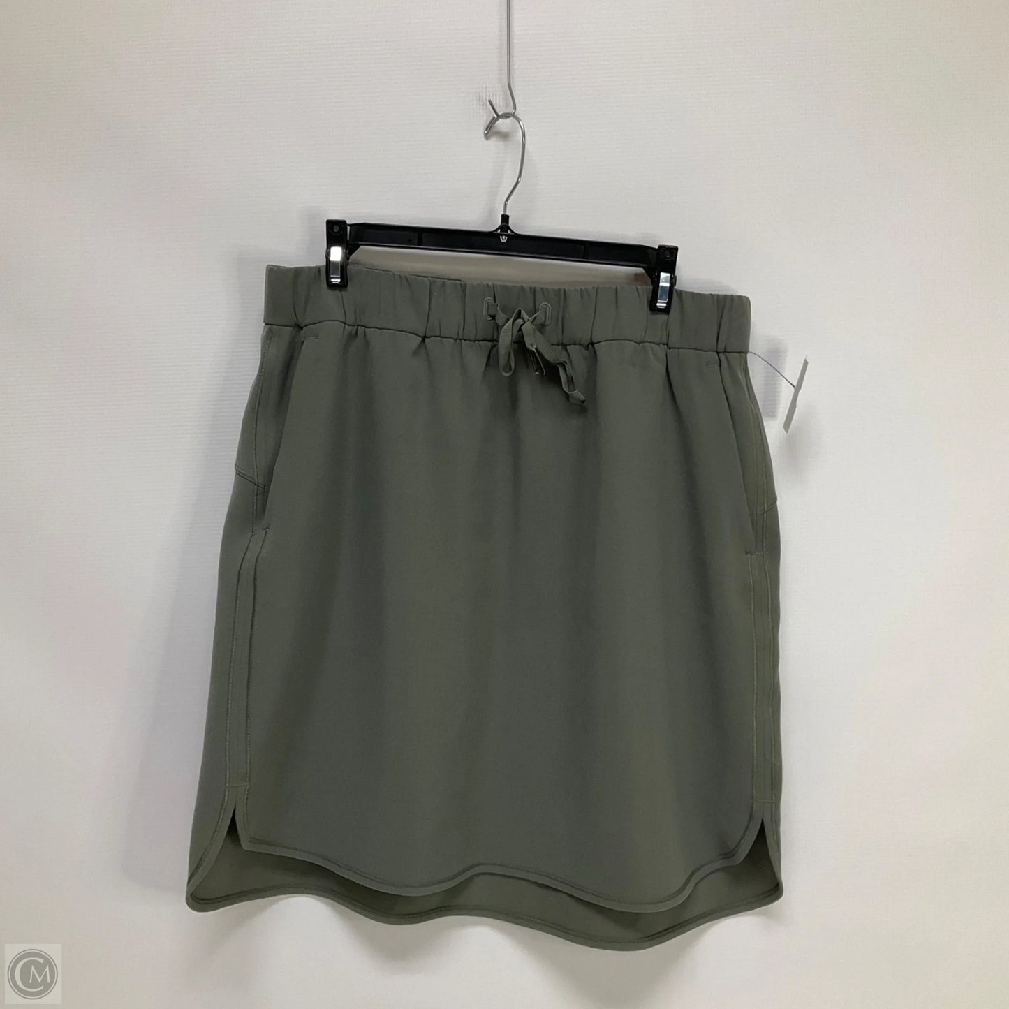 Athletic Skirt By Lululemon In Grey, Size: 12