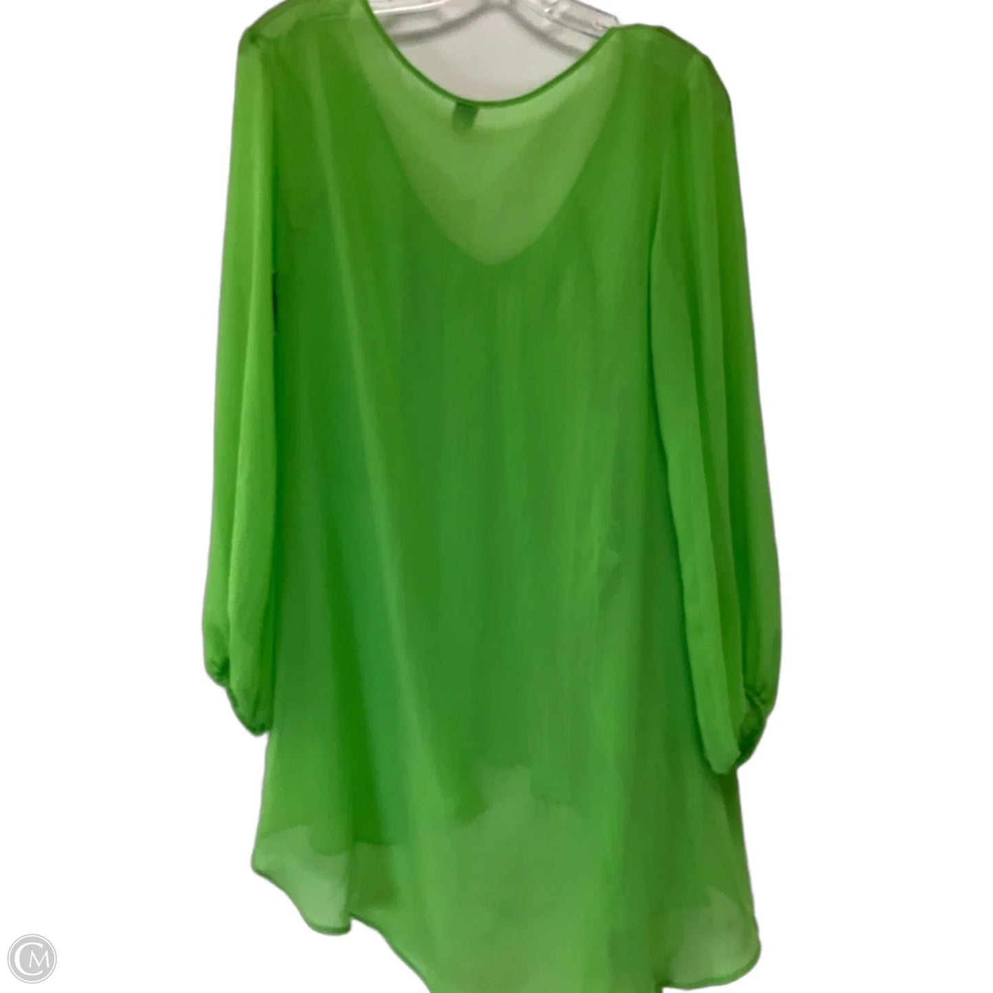 Top Long Sleeve By Farm Rio In Green, Size: S
